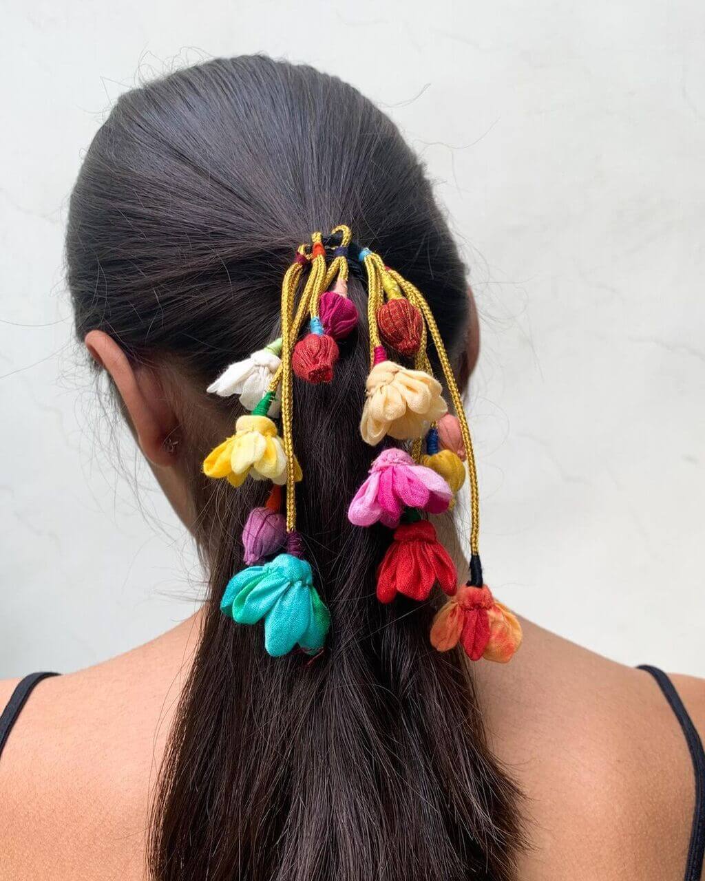 natural hair rubber band hairstyles