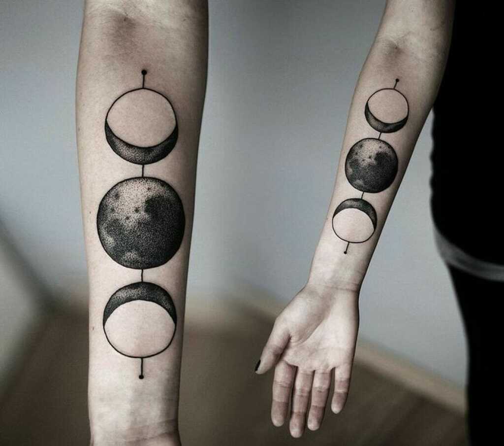 Phases Tattoos for Forearm