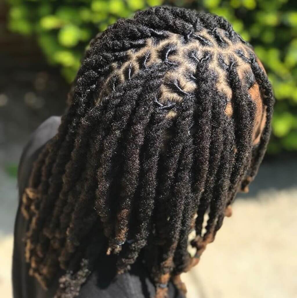 Highlighted Dreadlocks Two Strand Twist Men