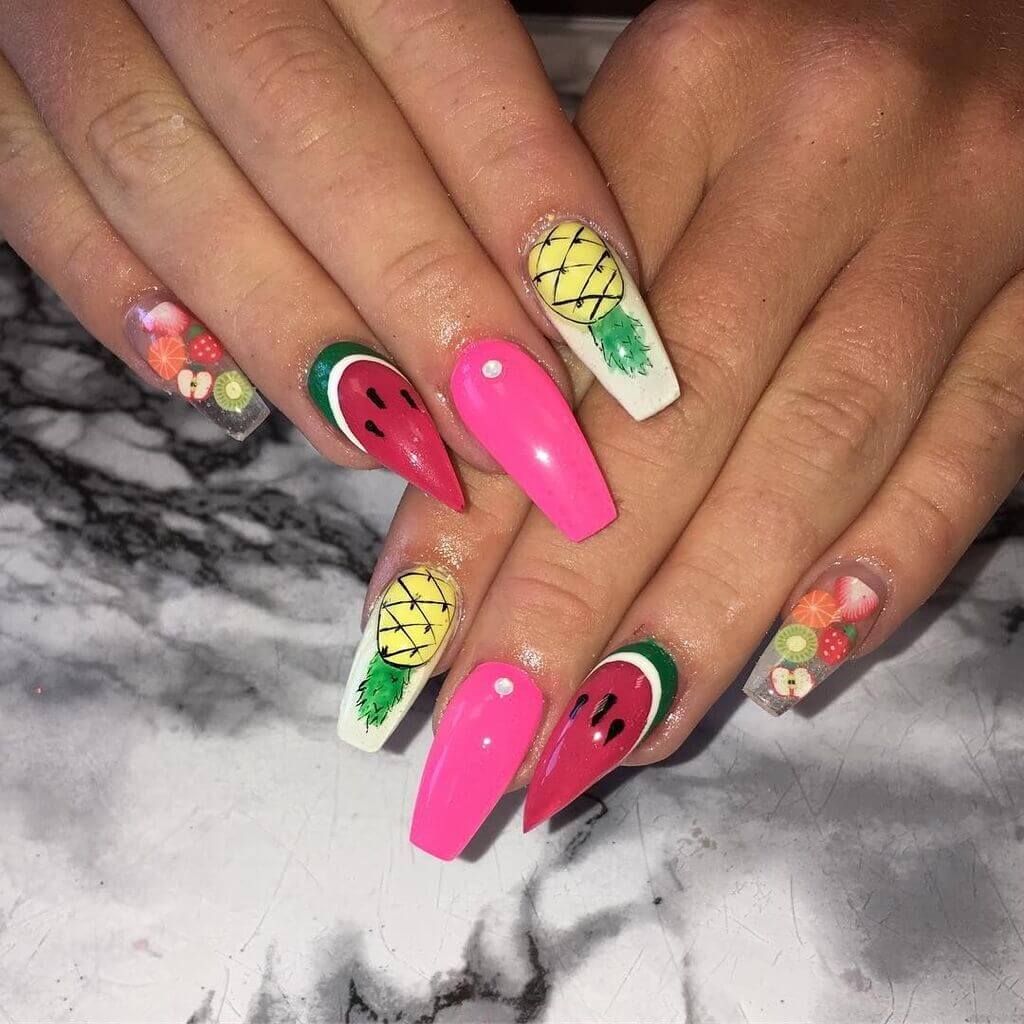 Fruity Punch on Your Cute Nail Tips