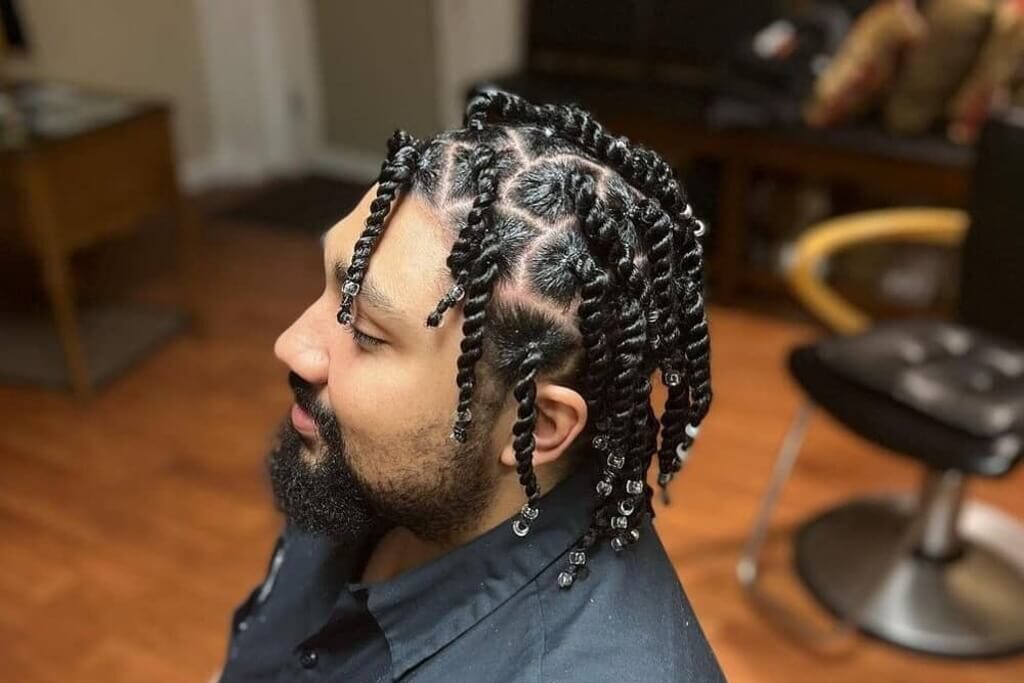 two strand twist for men