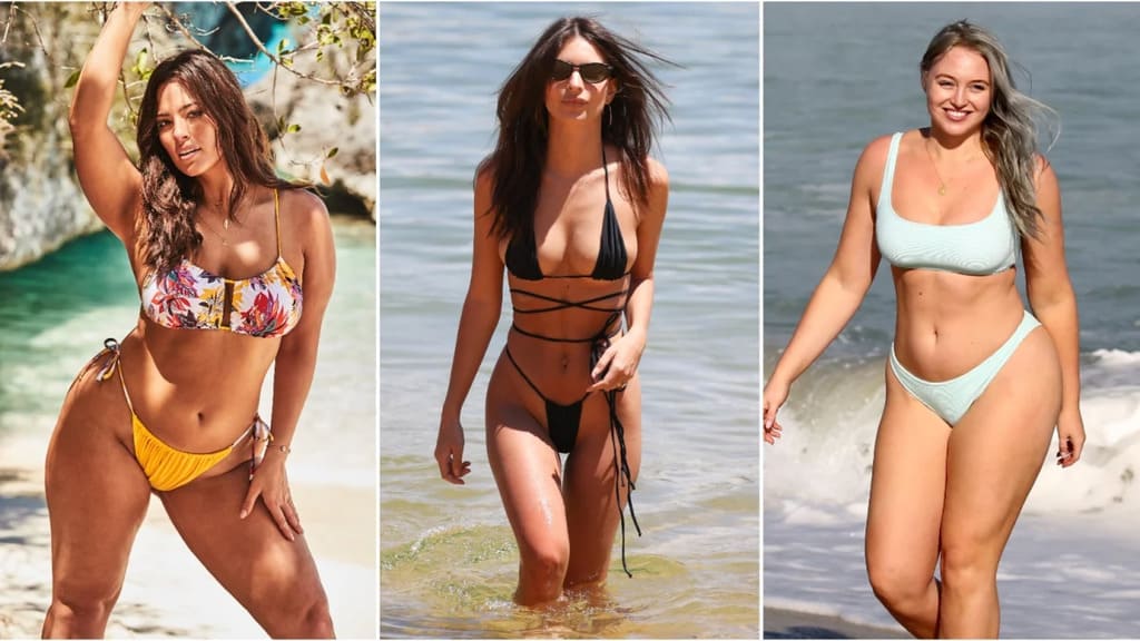 Celebrities in swimsuits