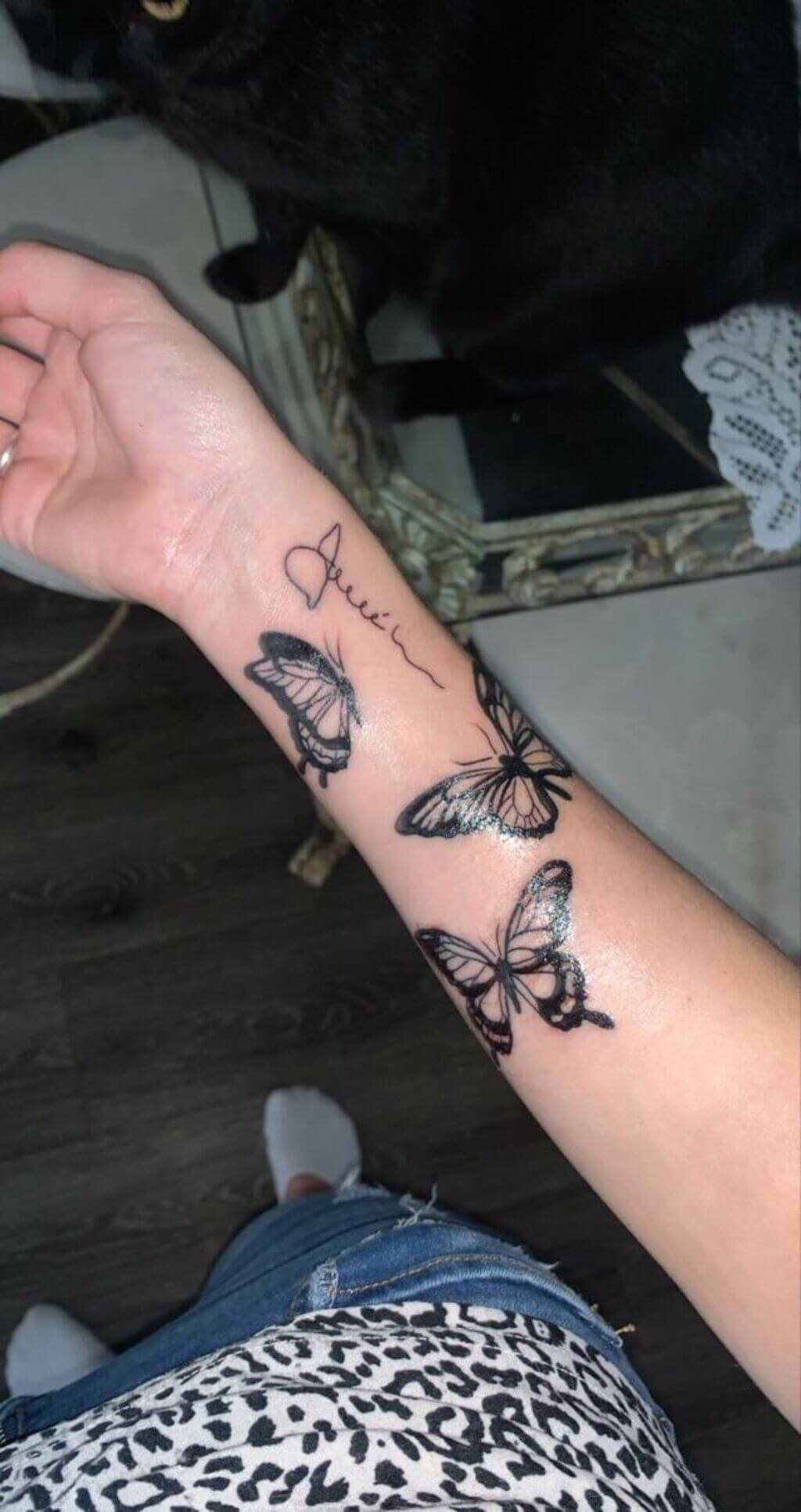Butterfly Hand Tattoo Design