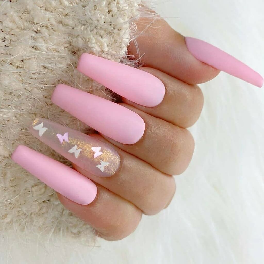 Coffin Cute Nail Ideas