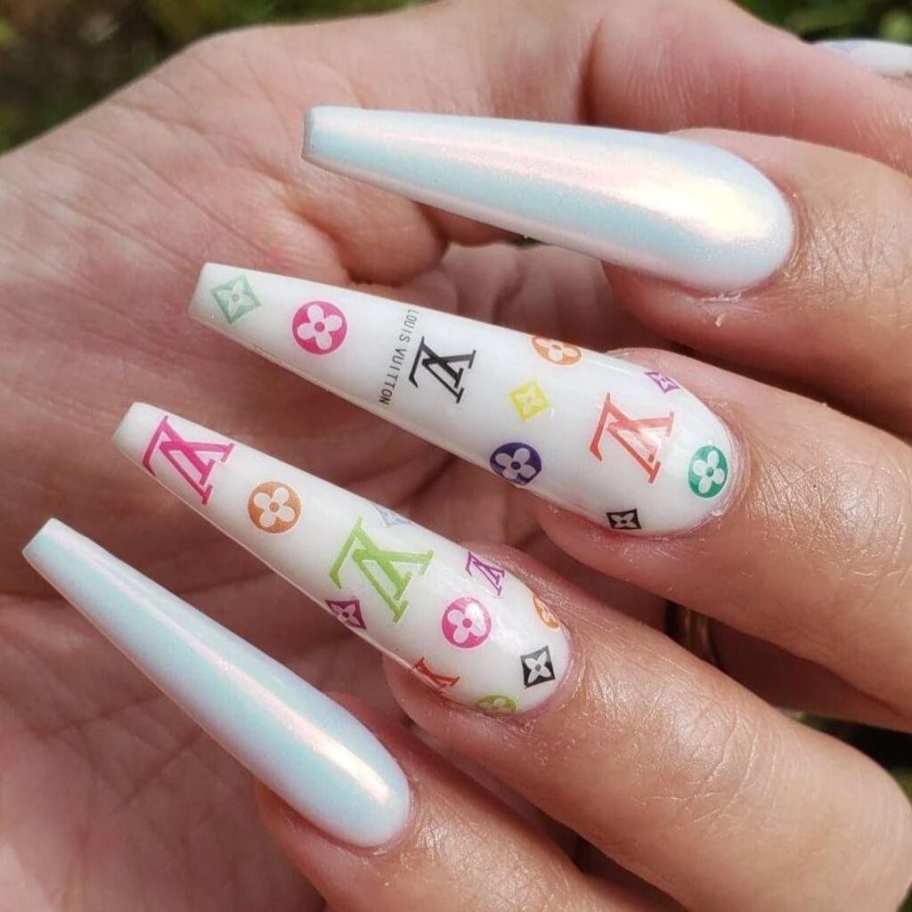 Coffin Nails With Brand Design