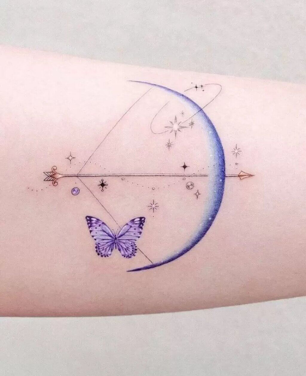 meaningful arrow tattoo