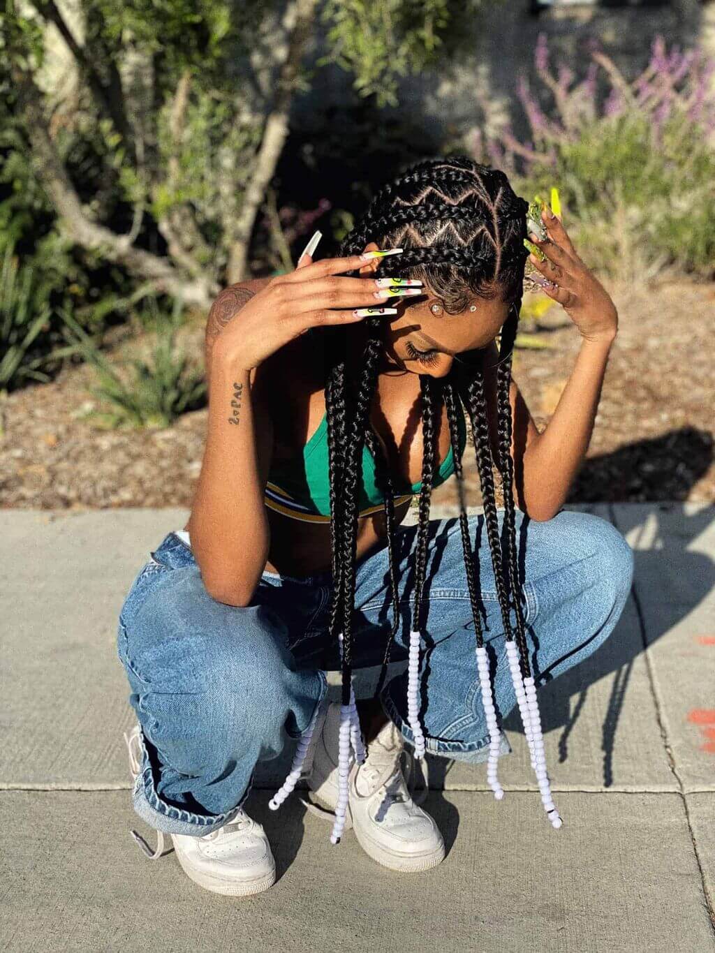 Pop Smoke Braids with Accessories