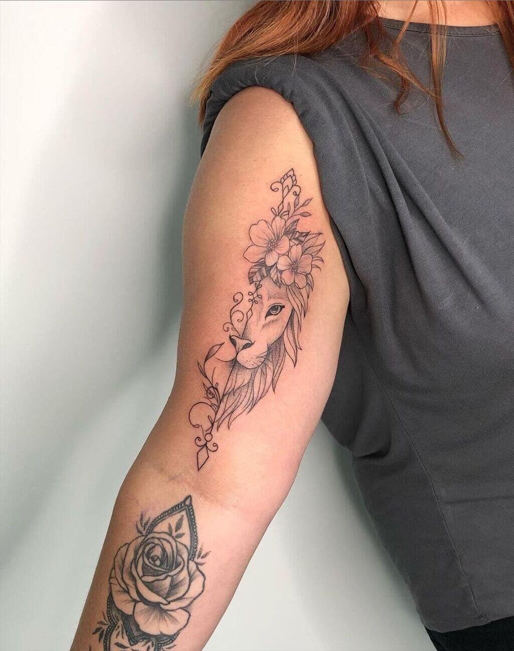 unique half sleeve tattoos womens