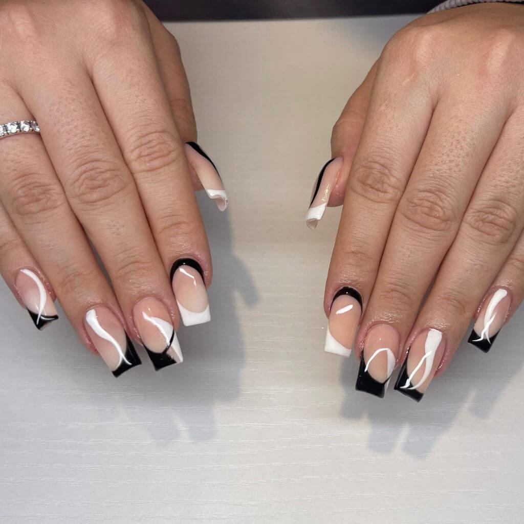 17-stunning-black-french-tip-nails-that-you-must-try-in-2022