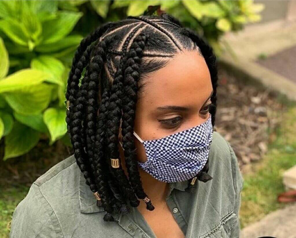 Short Tribal Braids