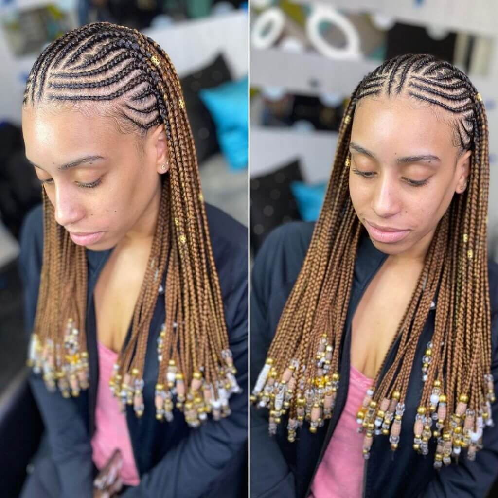 Tribal Braids with Beads