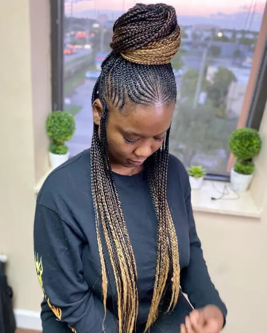 Ombre Tribal Braids