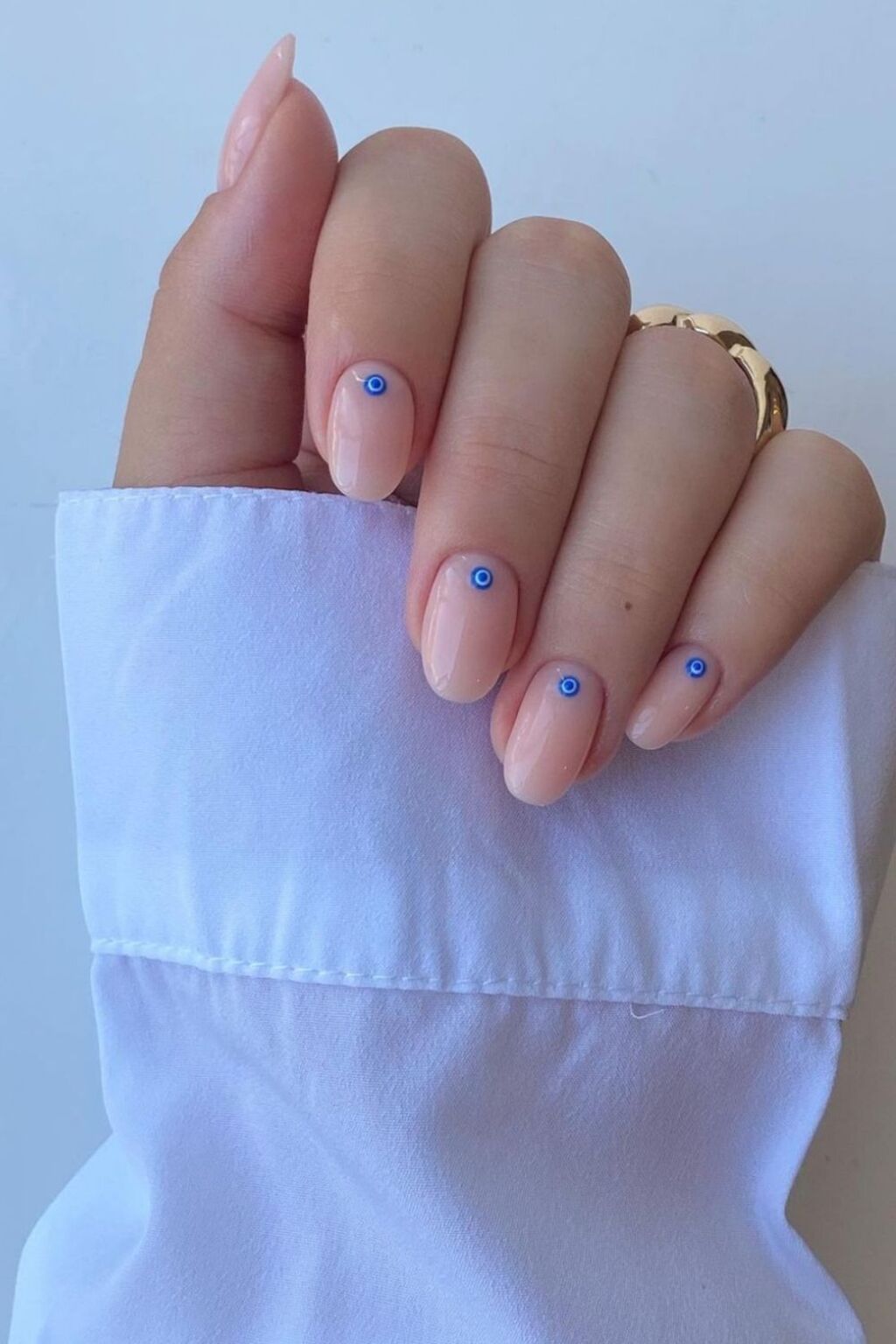 Almond Acrylic Cute Short Nails