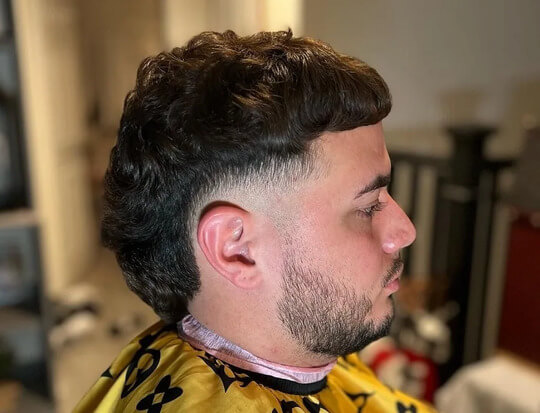 Soft Wavy Edgar Mullet Cut