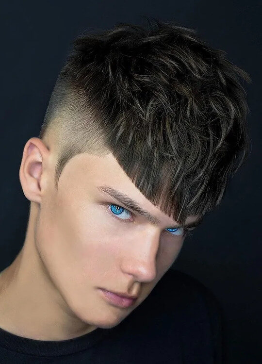 Asymmetric Edgar Cut With Undercut