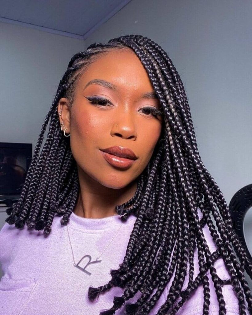 Top 11 Medium Box Braids Hairstyle To Try in 2022!
