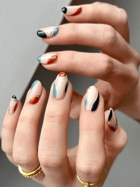 short acrylic nail designs 2022