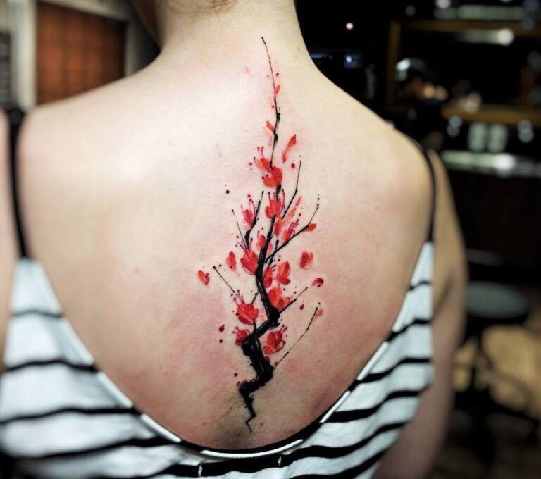 15+ Beautiful Cherry Blossom Tattoo Design to Try in 2022!