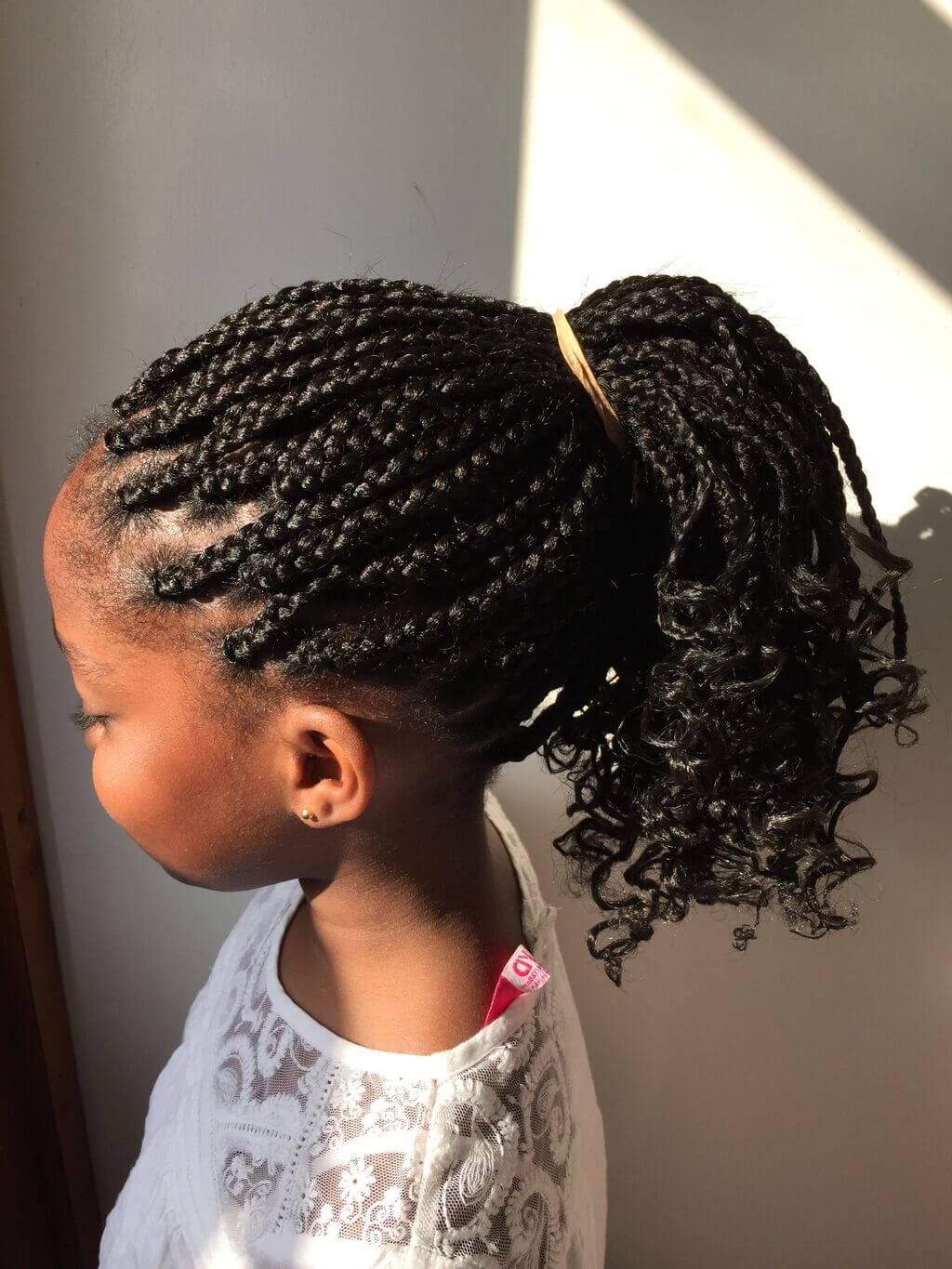 The Curled Cute Braids for Kids