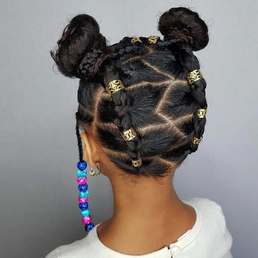 Beaded Topped Bun