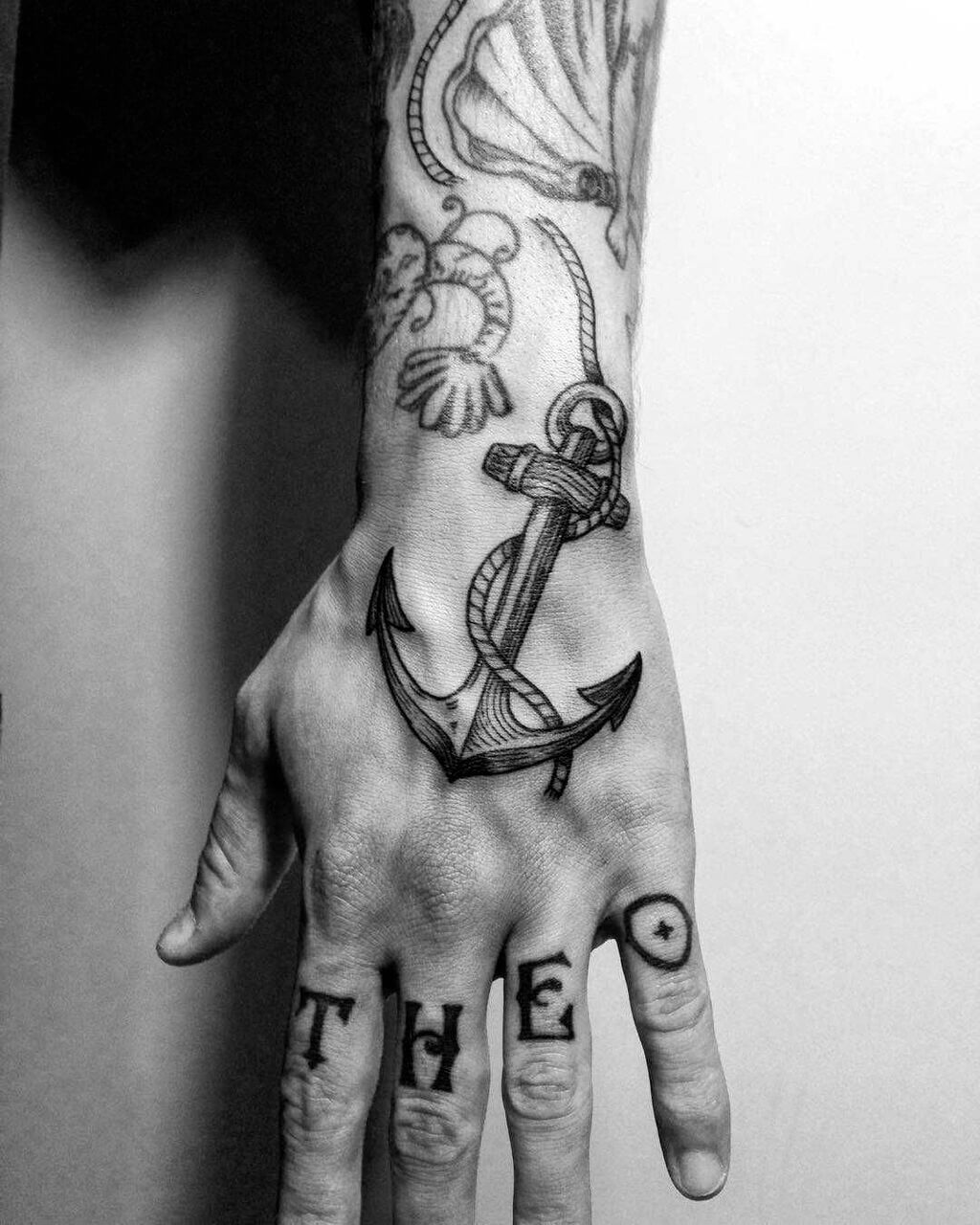 male hand tattoo designs