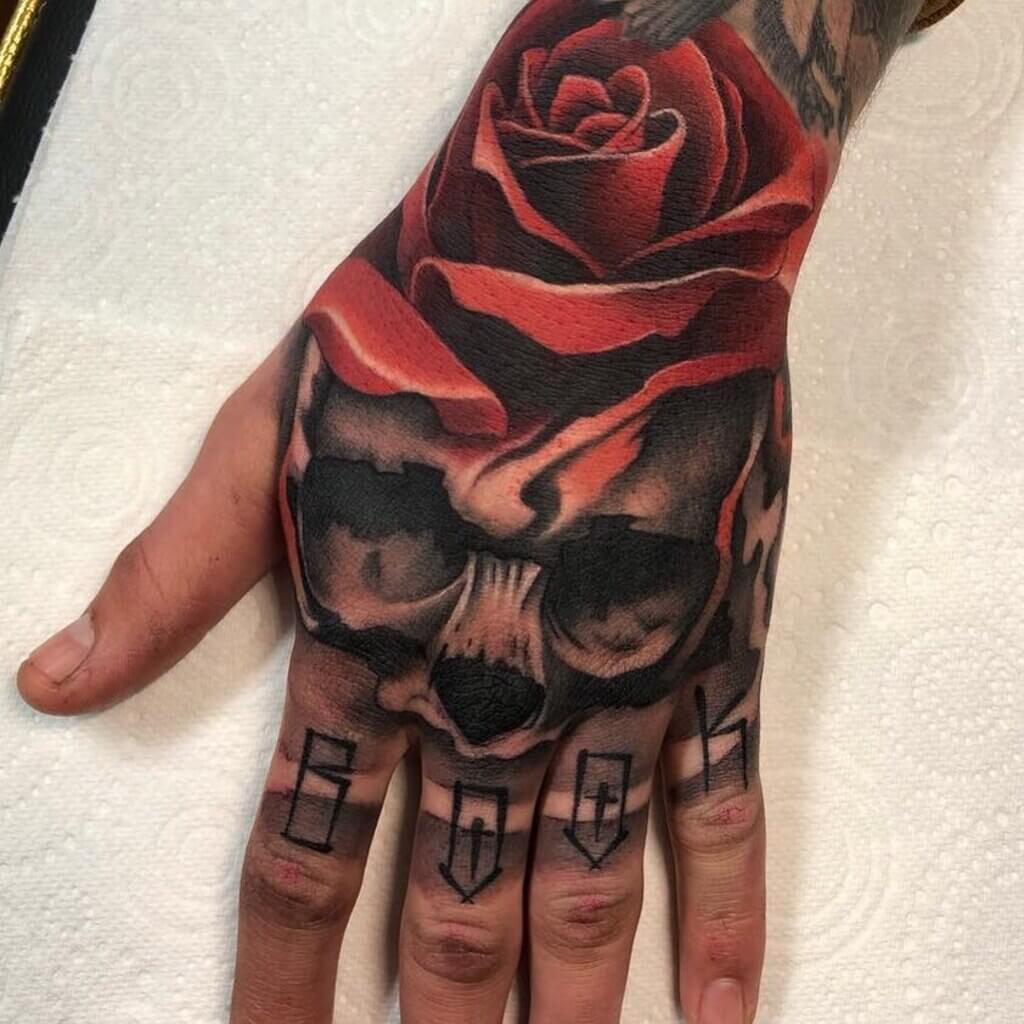 male hand tattoos for men