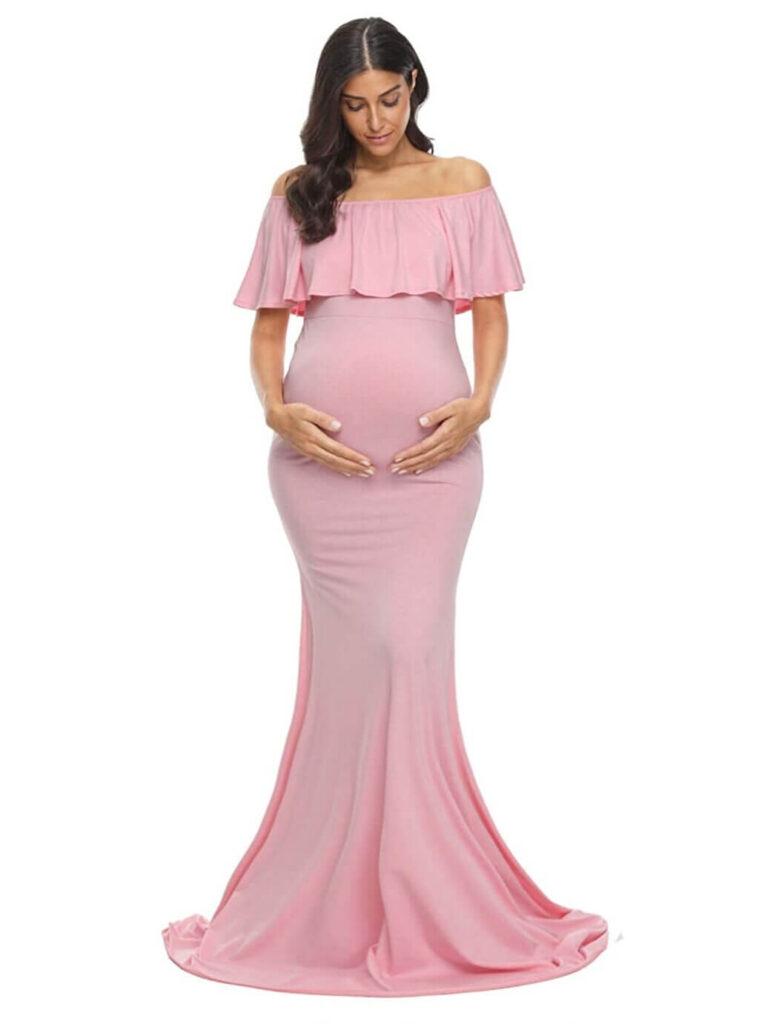 Maternity Fashion Baby Shower Dresses,DS5095