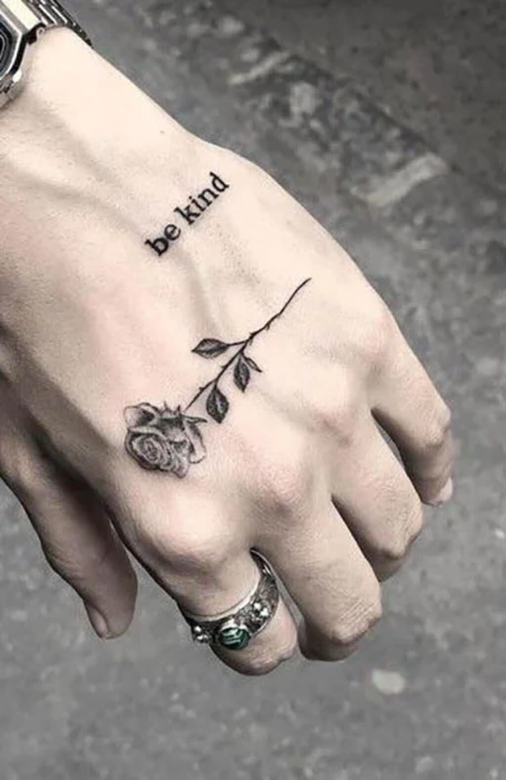 Minimal Hand Tattoos for Men