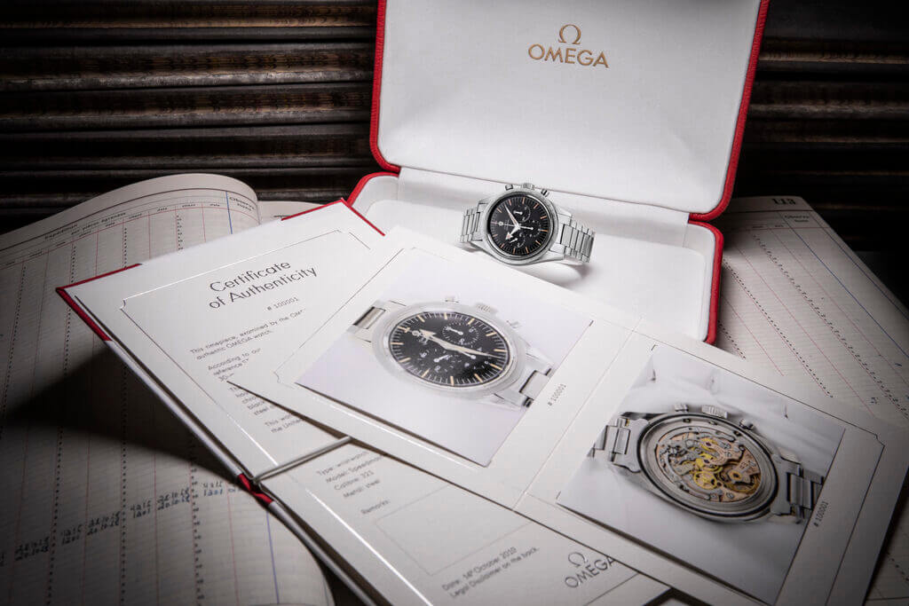 Certificate of Authenticity of Watch