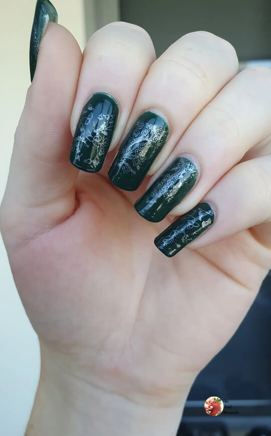 Deep Green and Silver
