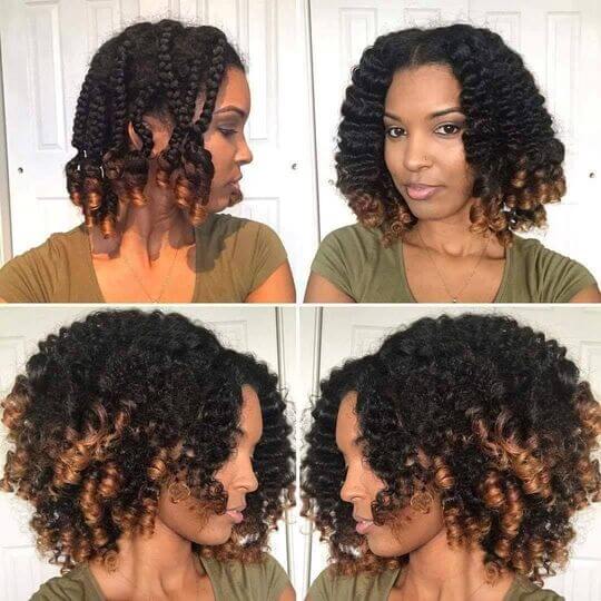 Braid Out hairstyles for black girls