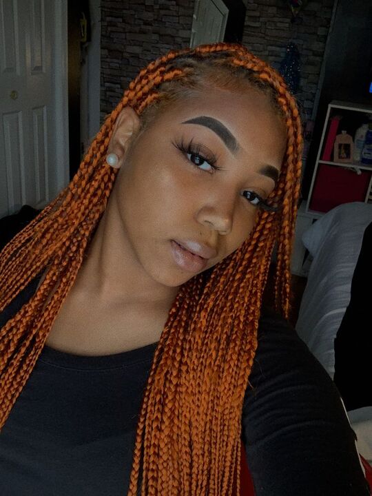 Braids with Colored Hair hairstyles for girls black