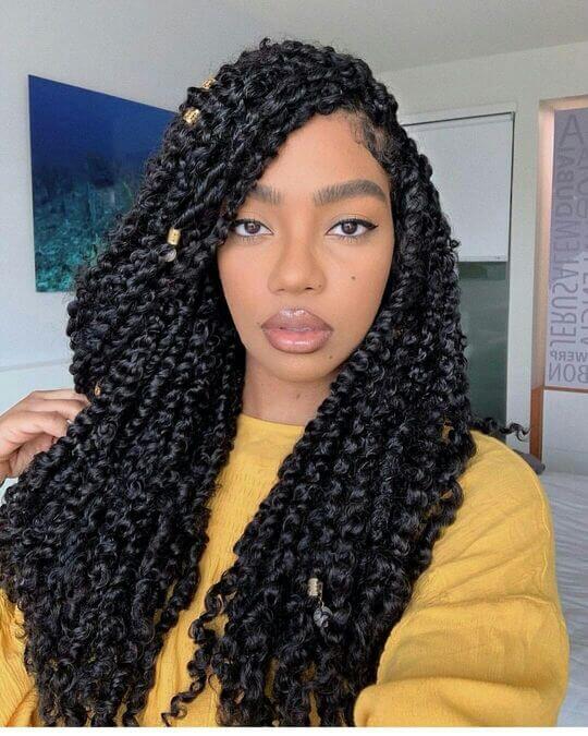  Passion Twists hairstyles for girls black