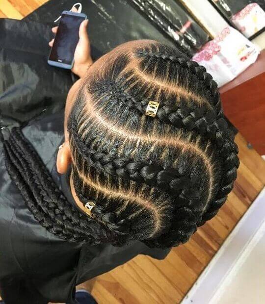 Snake Braids natural hairstyles for black girls