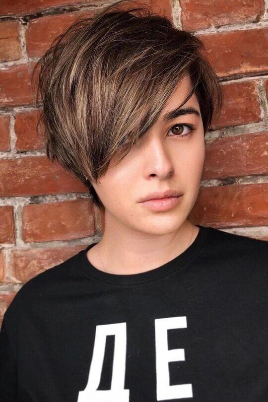 Pixie Haircut With Long Layers short hairstyles women