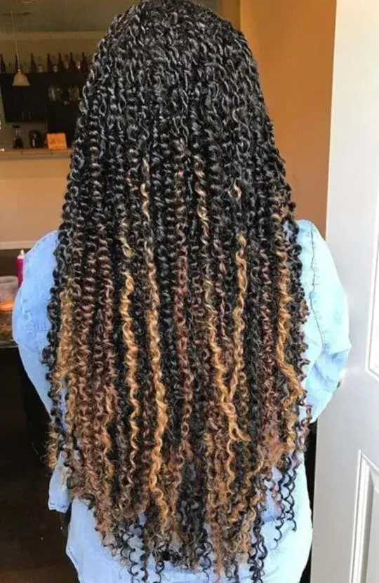 New Passion Twists with Curly Ends