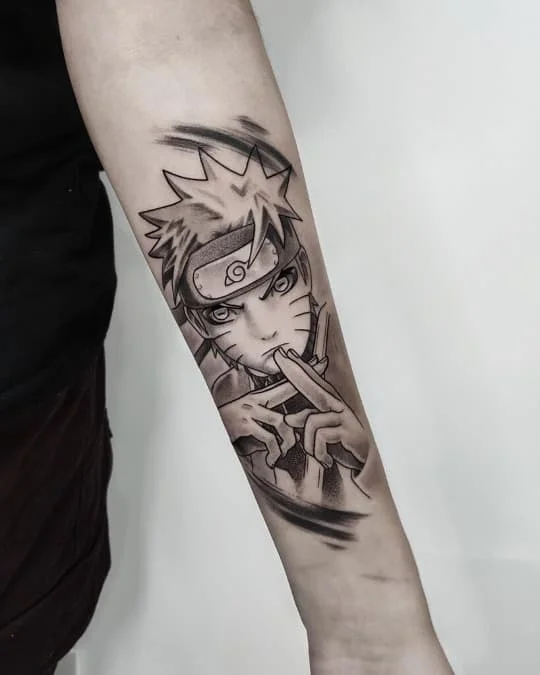anime characters with tattoos