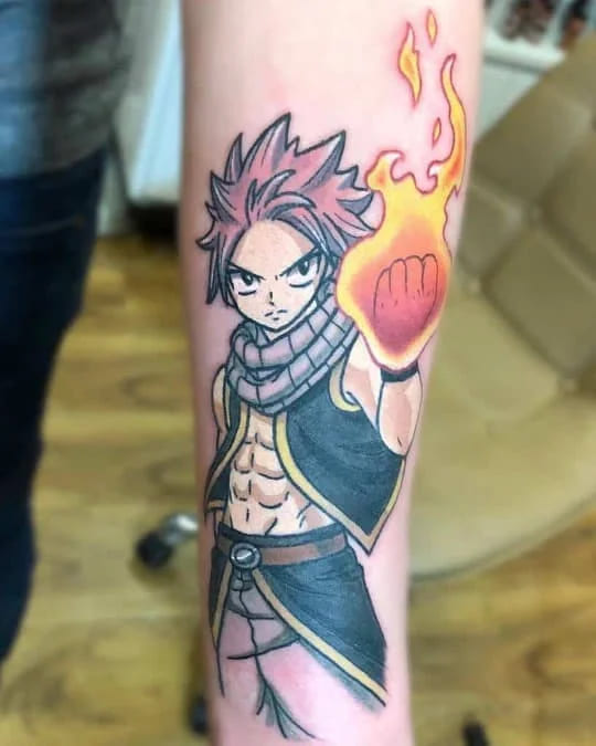 Natsu Dragneel Anime Tattoos