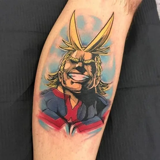 All Might  Anime Tattoos