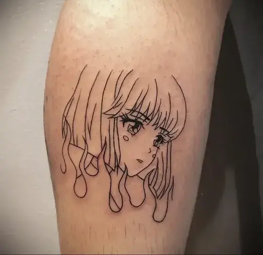 anime tattoos 