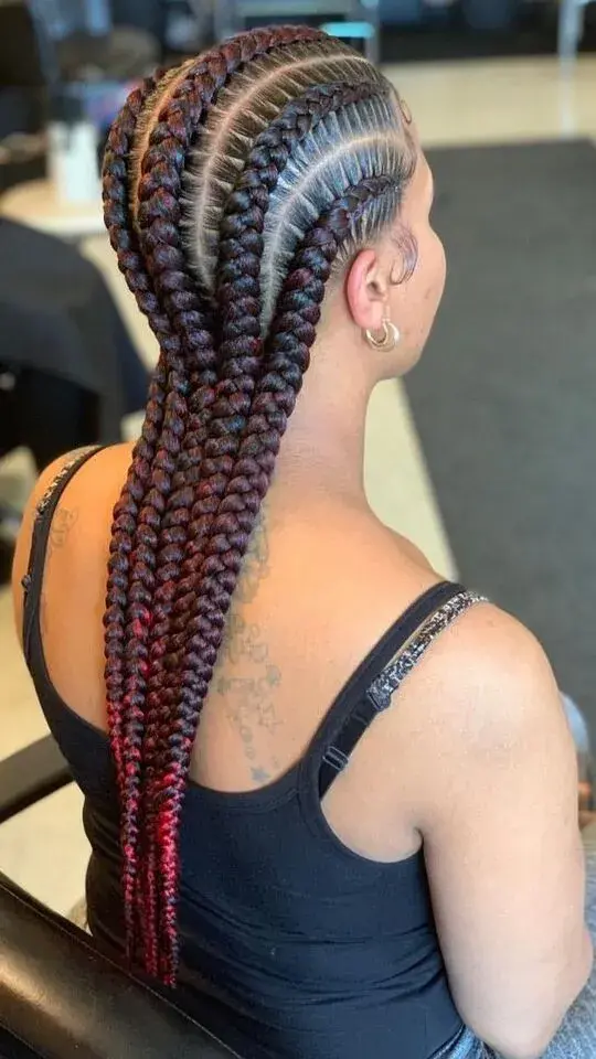 Stitch Braids With Color