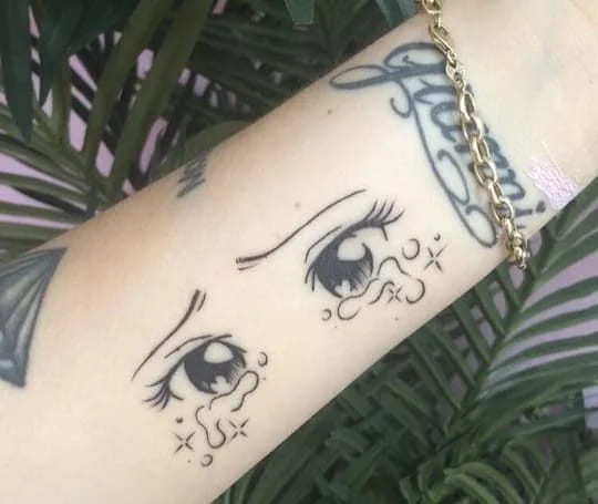 Silver Moon’s EyesAnime Tattoos