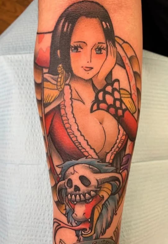Boa Hancock Anime Tattoos