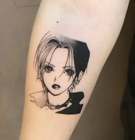 simple anime tattoos