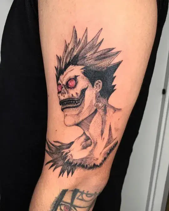 Ryuk Anime Tattoos
