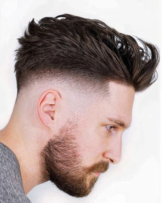 Faux Hawk Fade Haircut