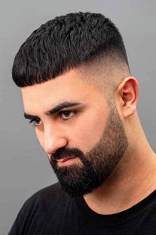 Crop Top Fade Haircut For Men