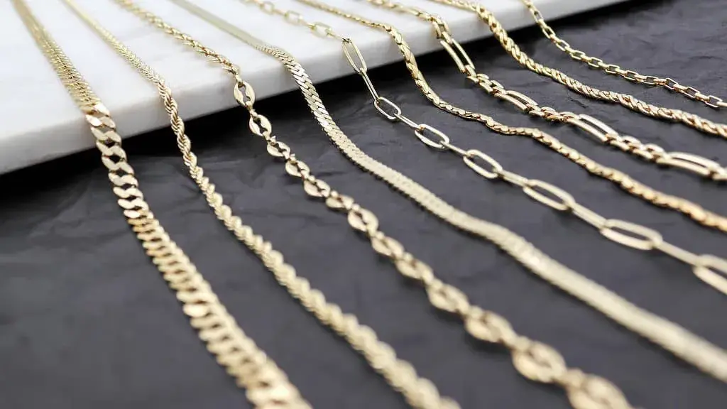 different types of necklace chains