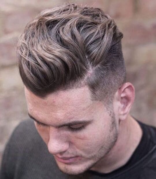 Sexy Wavy Hair Fade Style