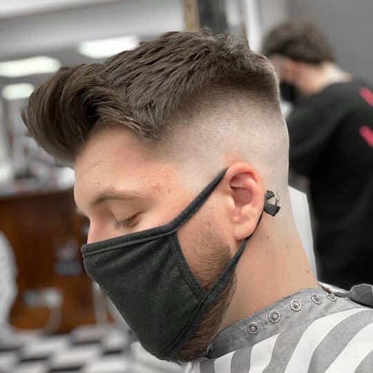 mens low fade haircut